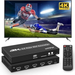 2x2 HDMI 4K Video Wall Controller with Remote